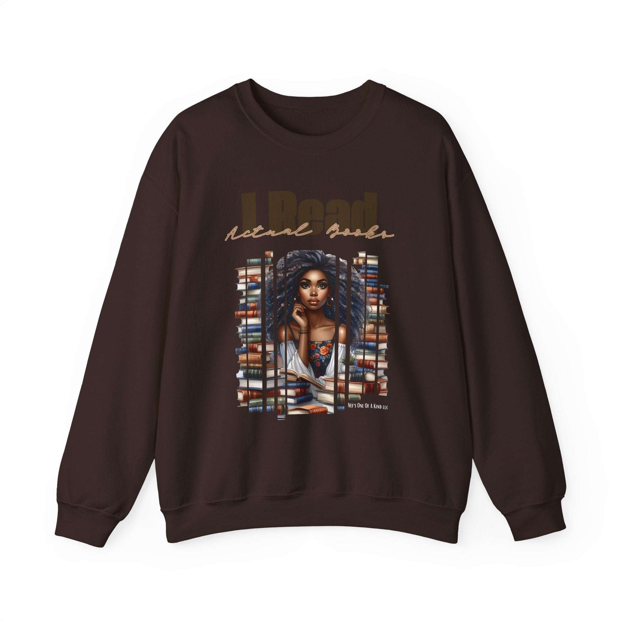 read actual books Unisex Heavy Blend™ Crewneck Sweatshirt